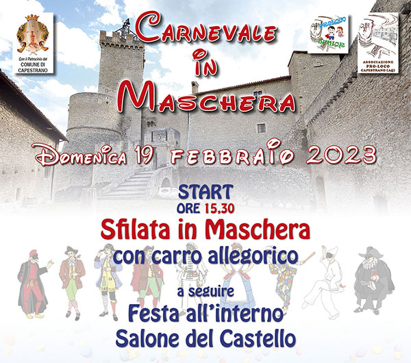 Carneval Party 19 Febbraio 2023