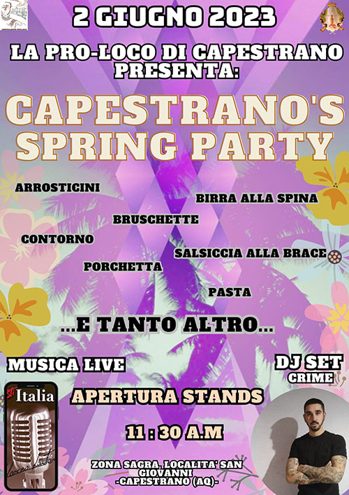 Spring Party 2 Giugno 2023