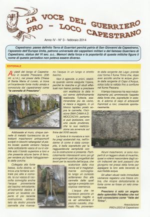 Anno IV n 3 - Febbraio 2014