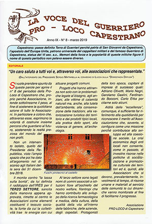 Anno IX n 8 - Marzo 2019