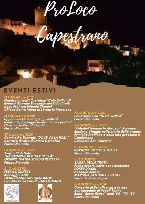 Programma estate 2025
